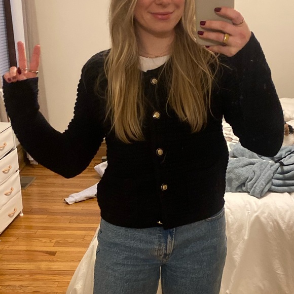 Textured cardigan - Picture 2 of 9